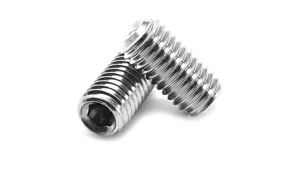 Picture of Brighton Best 067118 M8-1.25X35 mm Socket Set Screw Cup Point 45H Iso 4029 / Din 916 Mechanical Zinc Cr+3